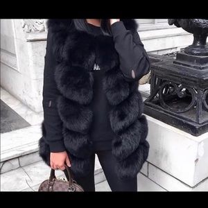100% Authentic Fox Fur Vest